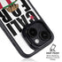 California White Block iPhone 15 Kickstand Case